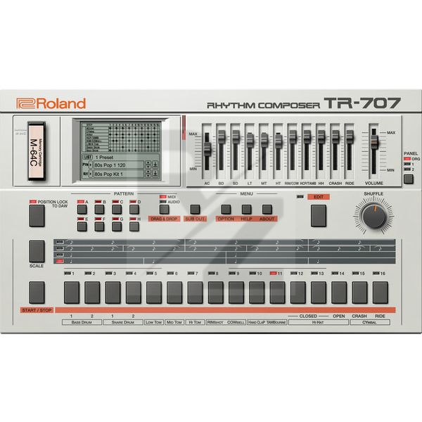Roland Cloud TR-707 Image Roland Cloud TR-707