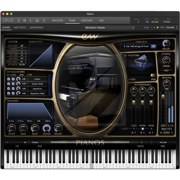 Image EastWest Quantum Leap Pianos Platinum