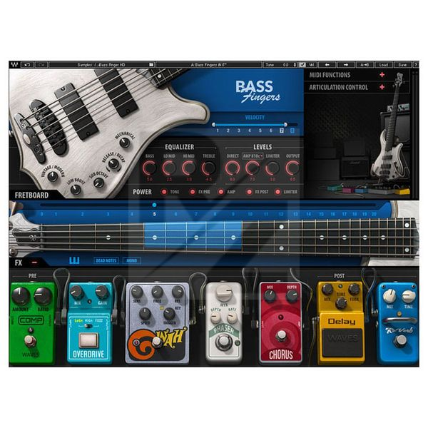 Image Waves Bass Fingers