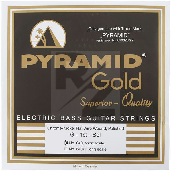 Image Pyramid Gold Flatwound 040-100