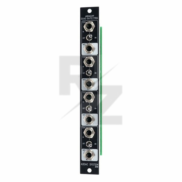 ADDAC 217 Quad Gate to Trigger Image ADDAC 217 Quad Gate to Trigger