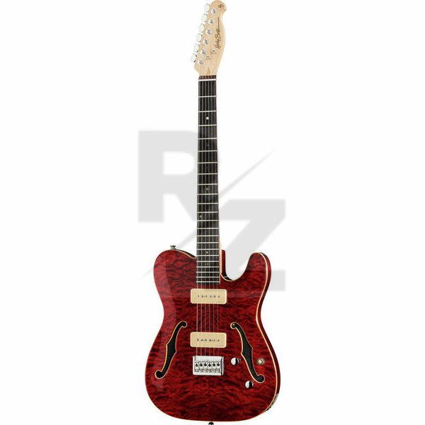 Image Harley Benton TE-90QM Trans Red