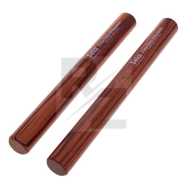 Sela 2-tone claves 20 Rosewood Image Sela 2-tone claves 20 Rosewood