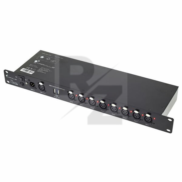 Stairville DMX Splitter 8 USB 3 pin Image Stairville DMX Splitter 8 USB 3 pin
