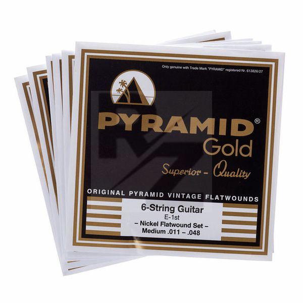 Image Pyramid Gold Flatwound 011-048