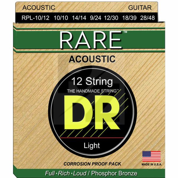Image DR Strings Rare Acoustic RPL-10/12