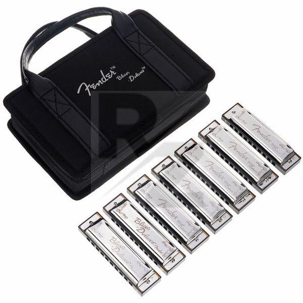 Image Fender Blues Deluxe 7 pack with case