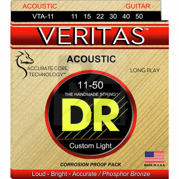 Image DR Strings Veritas Acoustic VTA-11