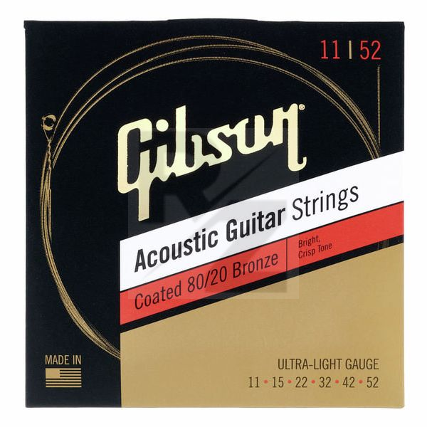 Image Gibson Coated 80/20 Bronze Ult.Light