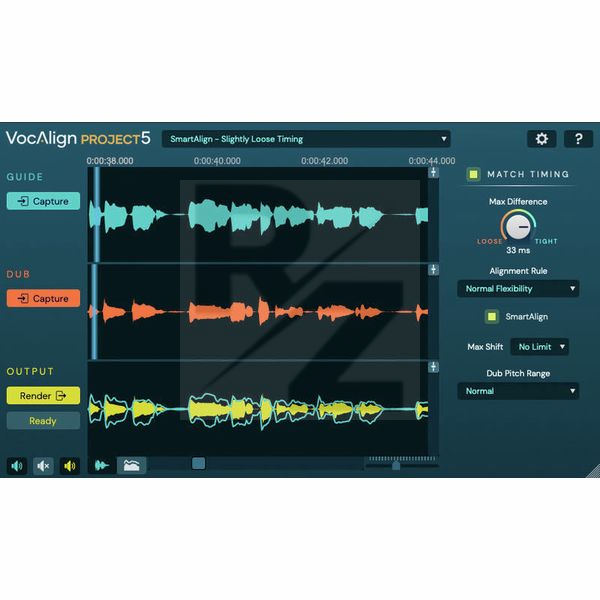 Image Synchro Arts VocALign Project 5