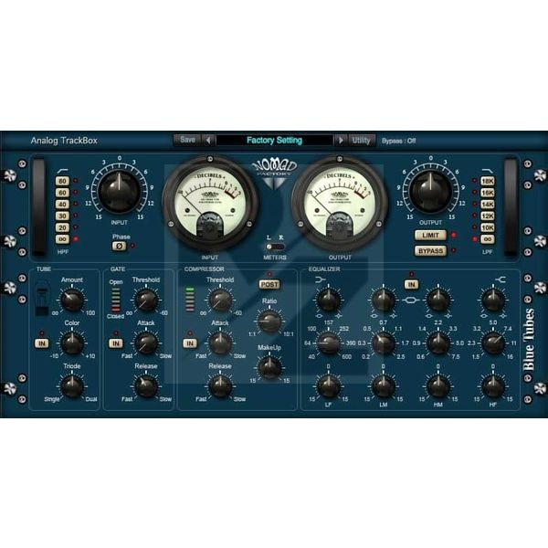 Nomad Factory Blue Tubes Analog TrackBox Image Nomad Factory Blue Tubes Analog TrackBox