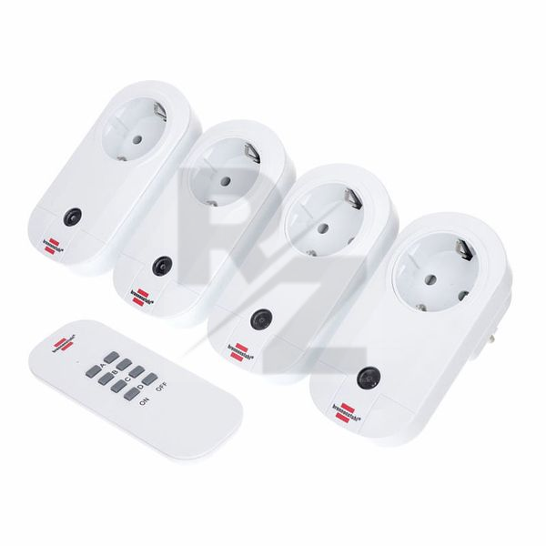 Image Brennenstuhl RC Switch Sockets Set of 4
