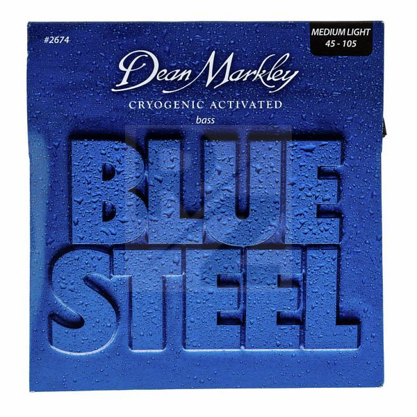Image Dean Markley 2674 Blue Steel Bass ML