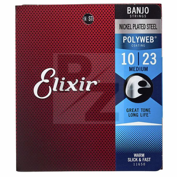 Image Elixir Polyweb Banjo Medium 010/010