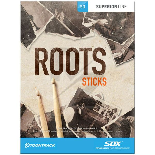 Toontrack SDX Roots-Sticks Image Toontrack SDX Roots-Sticks