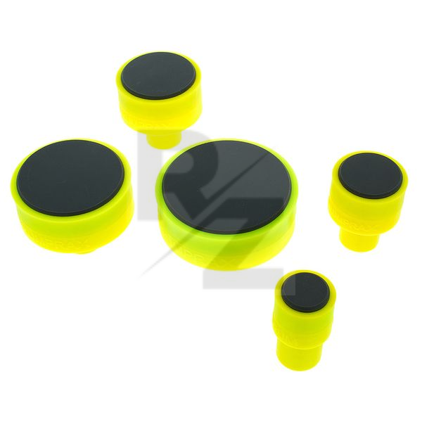 Image Drumprax Take 5 Practice Pads Neon Y
