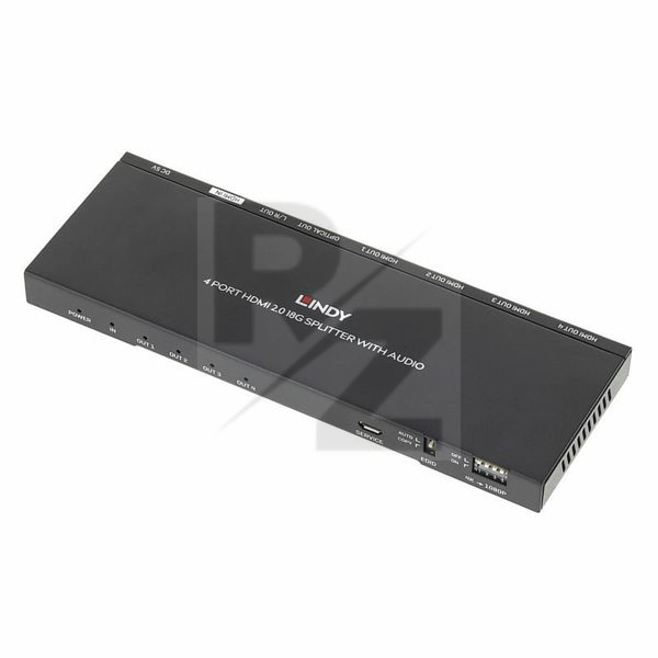 Image Lindy 4 Port HDMI 18G Splitter