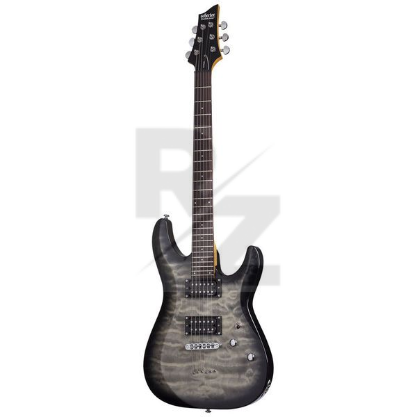 Schecter C-6 Plus Charcoal Burst Image Schecter C-6 Plus Charcoal Burst