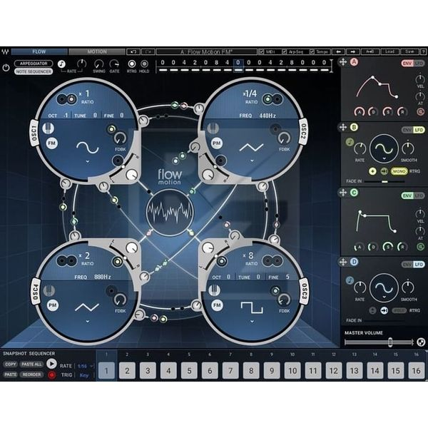 Image Waves Flow Motion FM Synth