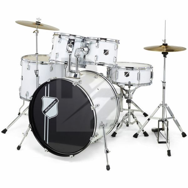 Millenium Focus 20 Drum Set White Image Millenium Focus 20 Drum Set White