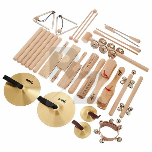 Image Goldon Percussion Set 4 in Wood Box