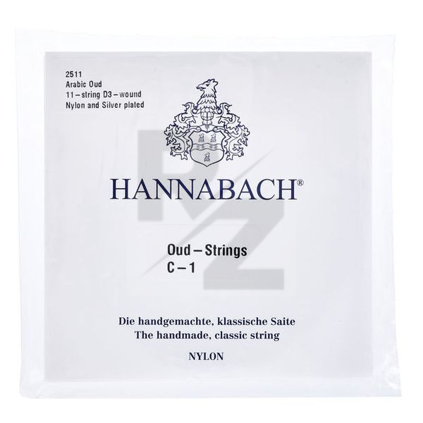 Image Hannabach 2511 Arabic Oud 11 Strings Set