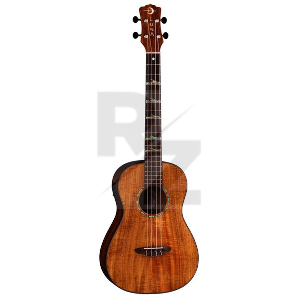 Image Luna Guitars Uke High Tide Baritone Koa