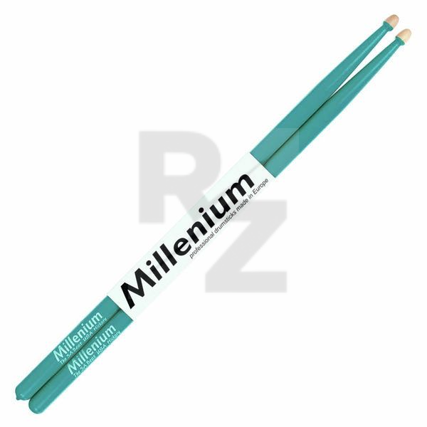 Millenium H5A Hickory Sticks Turquoise Image Millenium H5A Hickory Sticks Turquoise