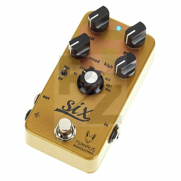Image Tsakalis AudioWorks Six Boost/Overdrive/Distortion