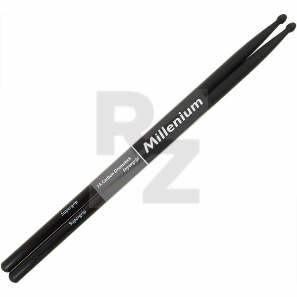 Millenium 7A Carbon Drumstick Supergrip Image Millenium 7A Carbon Drumstick Supergrip