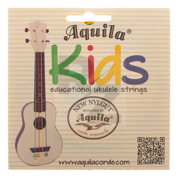 Image Aquila Kids Multi Color Uke Strings