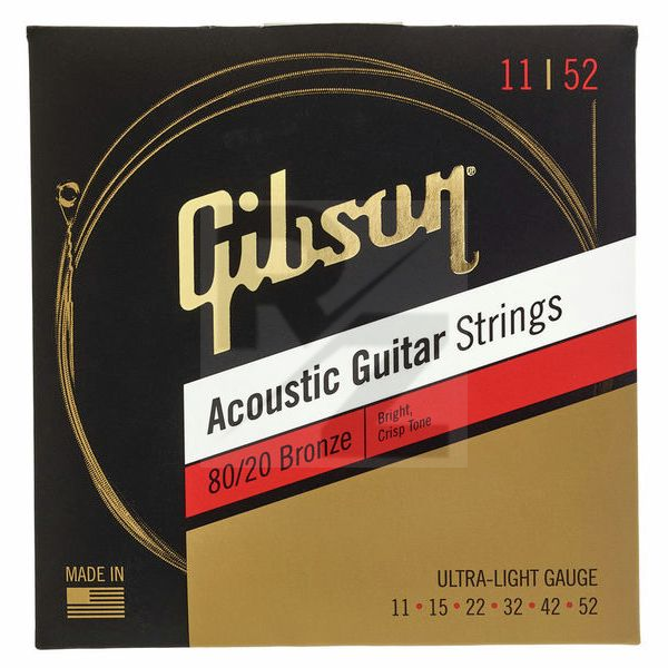 Gibson 80/20 Bronze Acoustic 11 Image Gibson 80/20 Bronze Acoustic 11