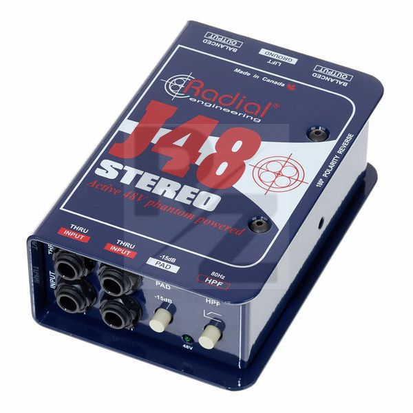 Radial Engineering J 48 Stereo Image Radial Engineering J 48 Stereo