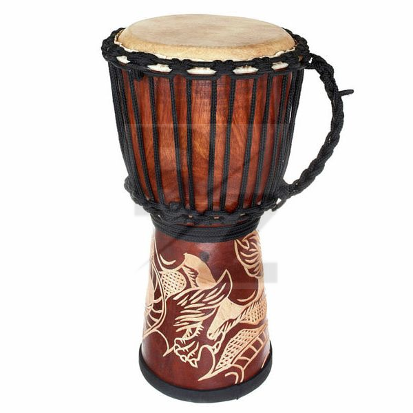 Image Terre Djembe Carved Dragon 40cm
