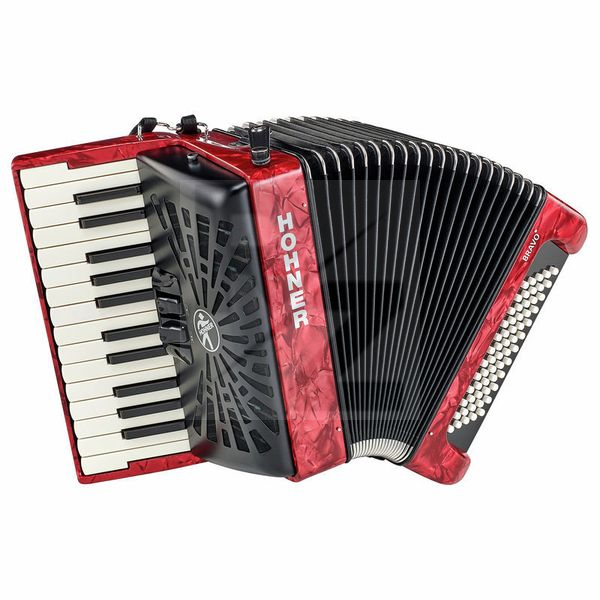 Image Hohner Bravo II 60 Red silent key