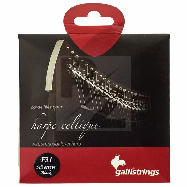 Image Galli Strings Lever Harp Bass Wire F31