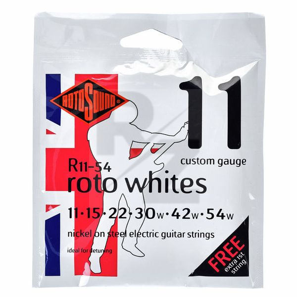 Image Rotosound Whites 11-54 Nickel Strings