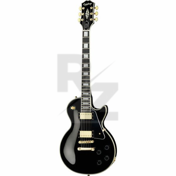 Epiphone Les Paul Custom Ebony Image Epiphone Les Paul Custom Ebony