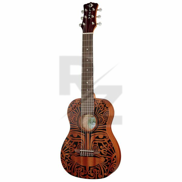 Image Luna Guitars Uke Tribal 6-String Baritone