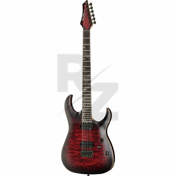 Harley Benton Amarok-BT BKRD Quilted Burst Image Harley Benton Amarok-BT BKRD Quilted Burst