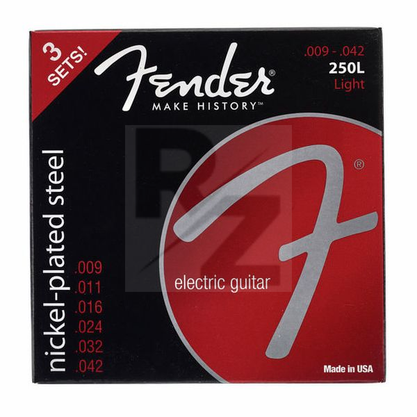 Image Fender 250L-3-packs Guitar Strings