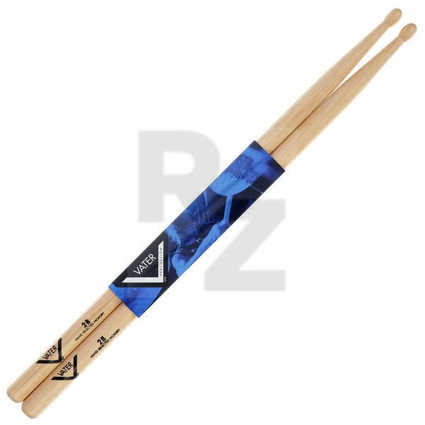 Vater 2B Drum Sticks Hickory Wood Image Vater 2B Drum Sticks Hickory Wood