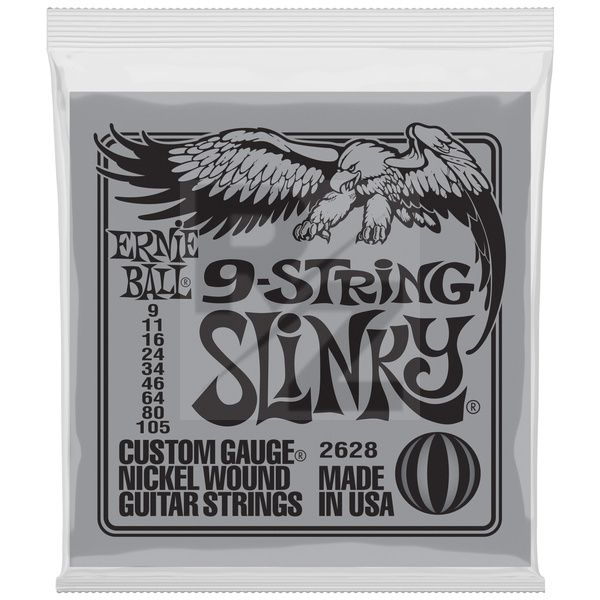 Ernie Ball 2628 Slinky 9-String Image Ernie Ball 2628 Slinky 9-String