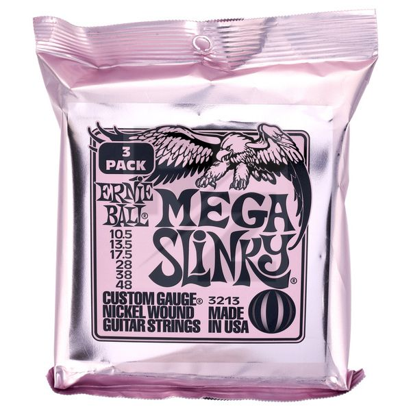 Ernie Ball Mega Slinky 3-pack 3213 Image Ernie Ball Mega Slinky 3-pack 3213