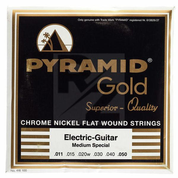 Image Pyramid Gold Flatwound 011-050