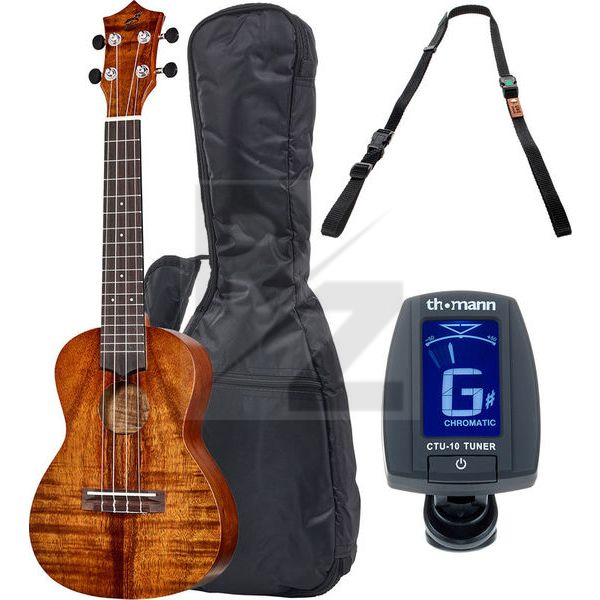 Harley Benton Koa Kahuna Scout Ukulele Set Image Harley Benton Koa Kahuna Scout Ukulele Set