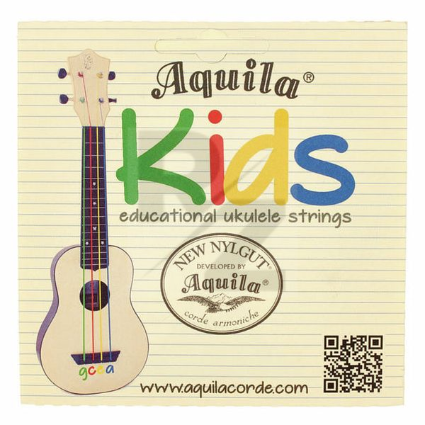 Image Aquila Kids Multi Color Uke Strings