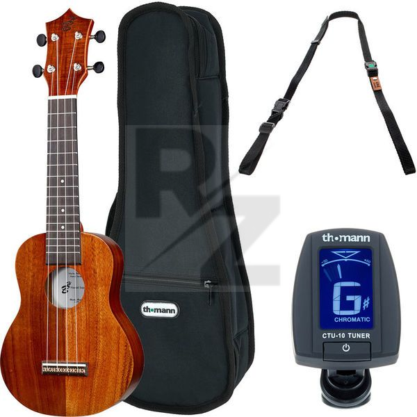 Harley Benton Kahuna Koa Soprano Ukul Set Image Harley Benton Kahuna Koa Soprano Ukul Set