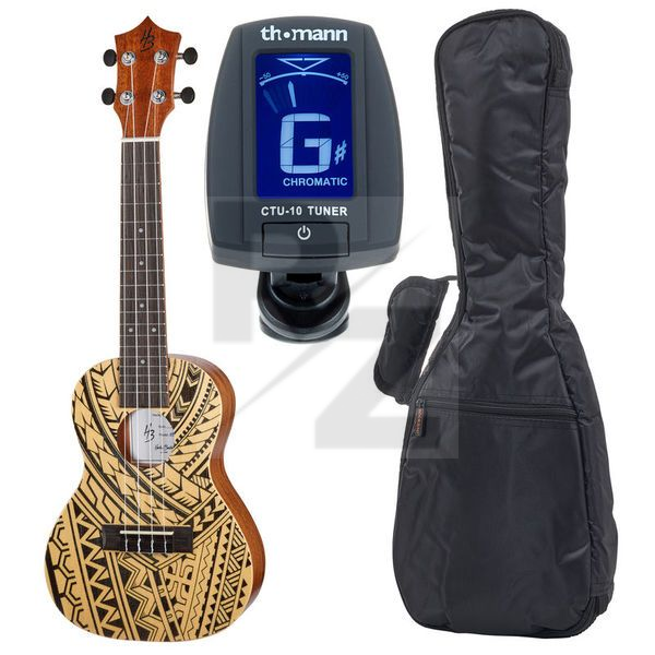 Harley Benton Hawaii Concert Spr Tattoo Set Image Harley Benton Hawaii Concert Spr Tattoo Set