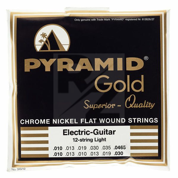 Image Pyramid Gold Nickel Flatwound 310/12